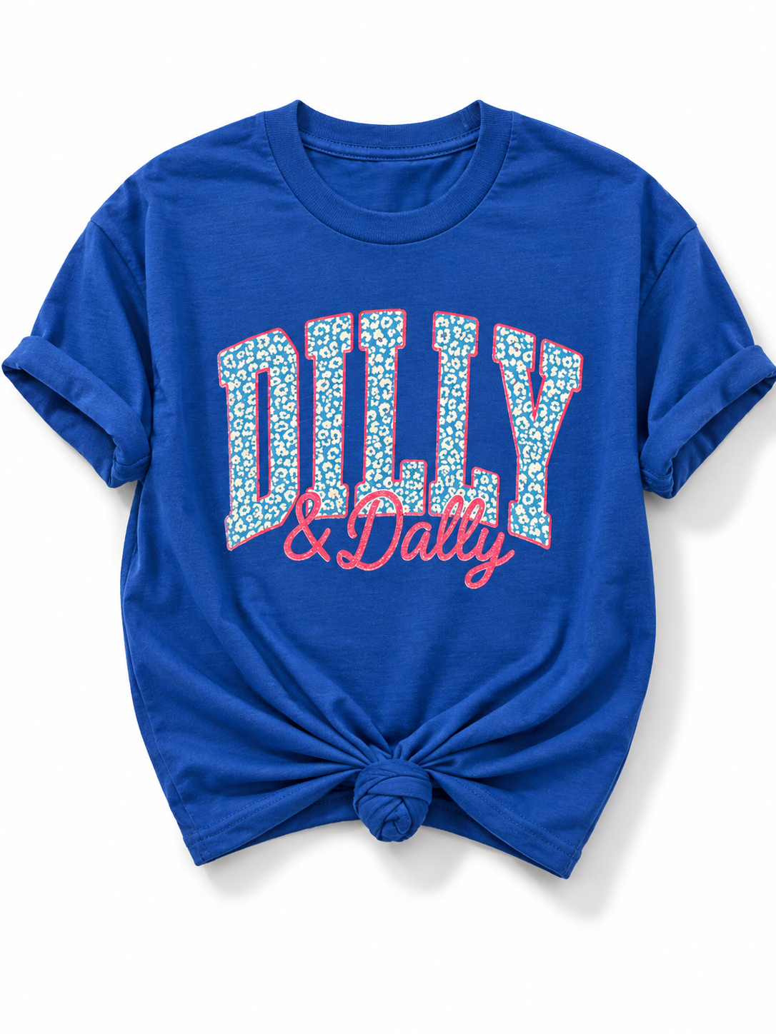 Plus/Reg Short Sleeve "Dilly & Dally" Graphic Tee