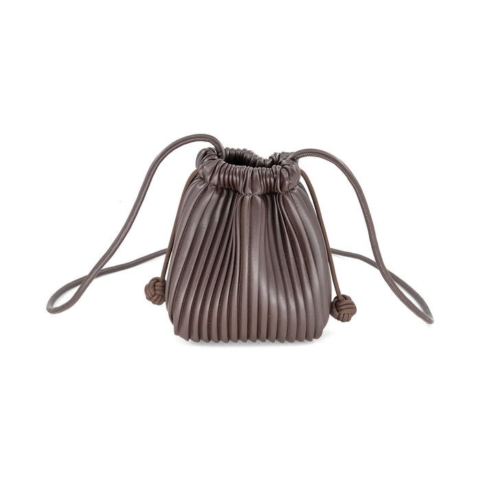 Small Crossbody Drawstring Design Bag - Freckled Poppy