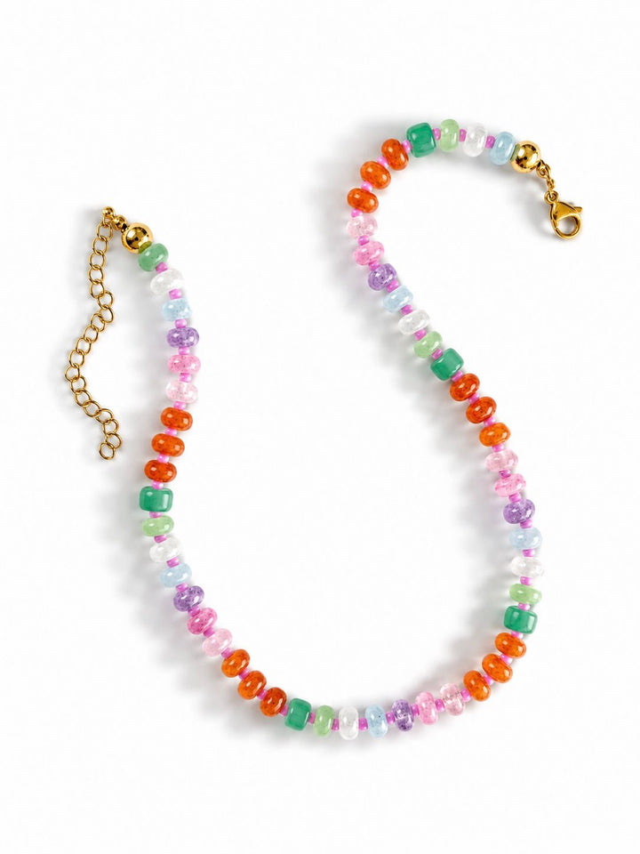 Treasure Jewels Pastel Gemstone Necklace - Freckled Poppy