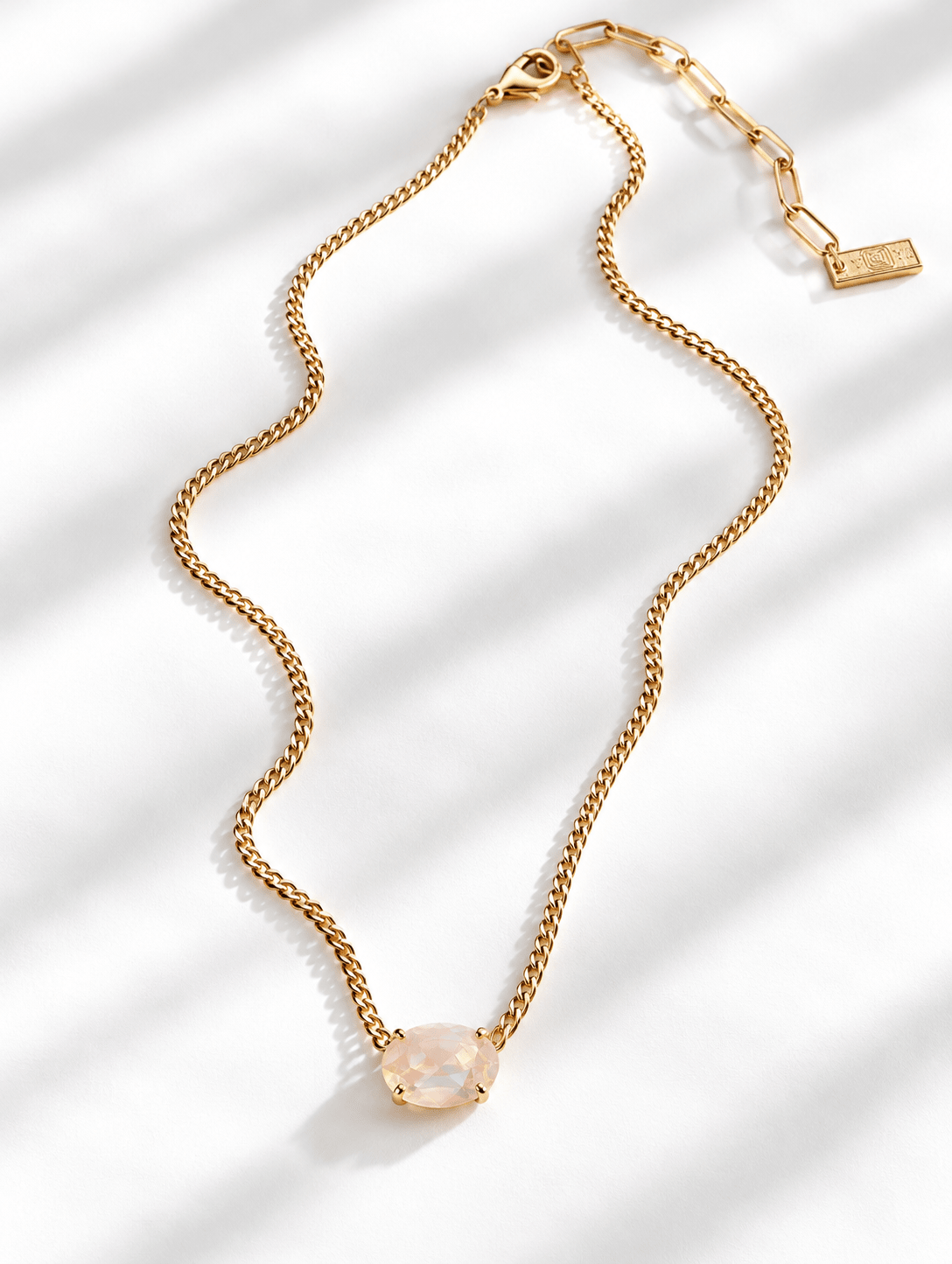 TOVA Iza Crystal Necklace - Freckled Poppy