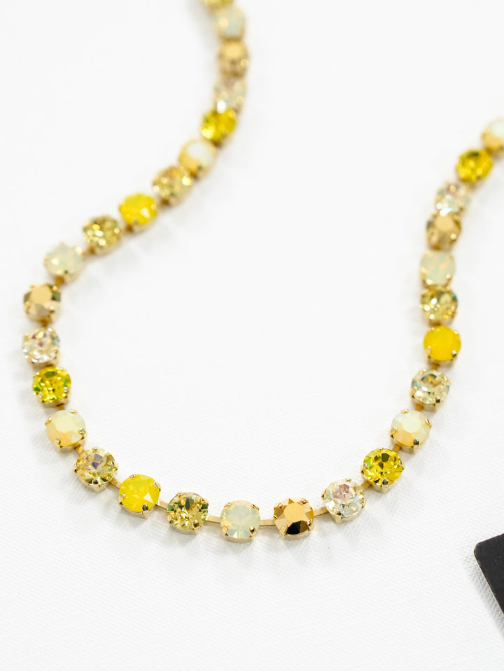 TOVA Oakland Crystal Necklace in Citribelle