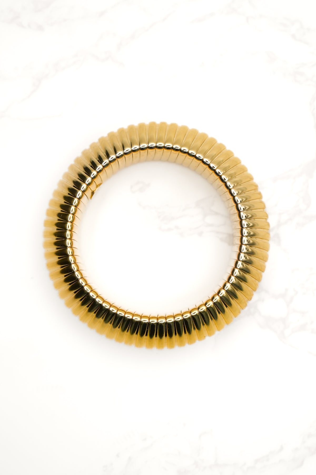 Haley Mesh Bangle - Freckled Poppy