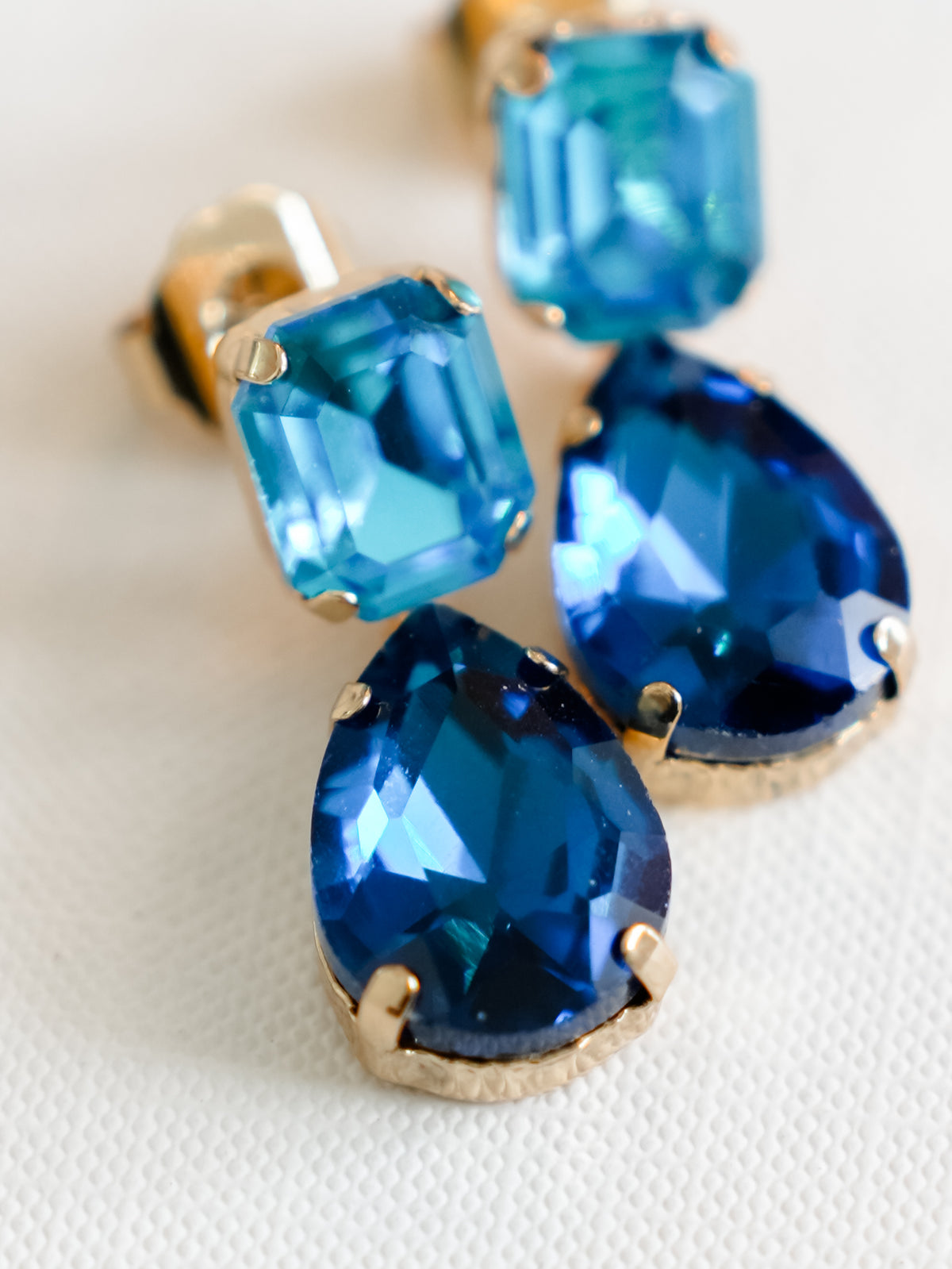 SIENNA by Tova Orianna Earring In Blue Mix - Freckled Poppy