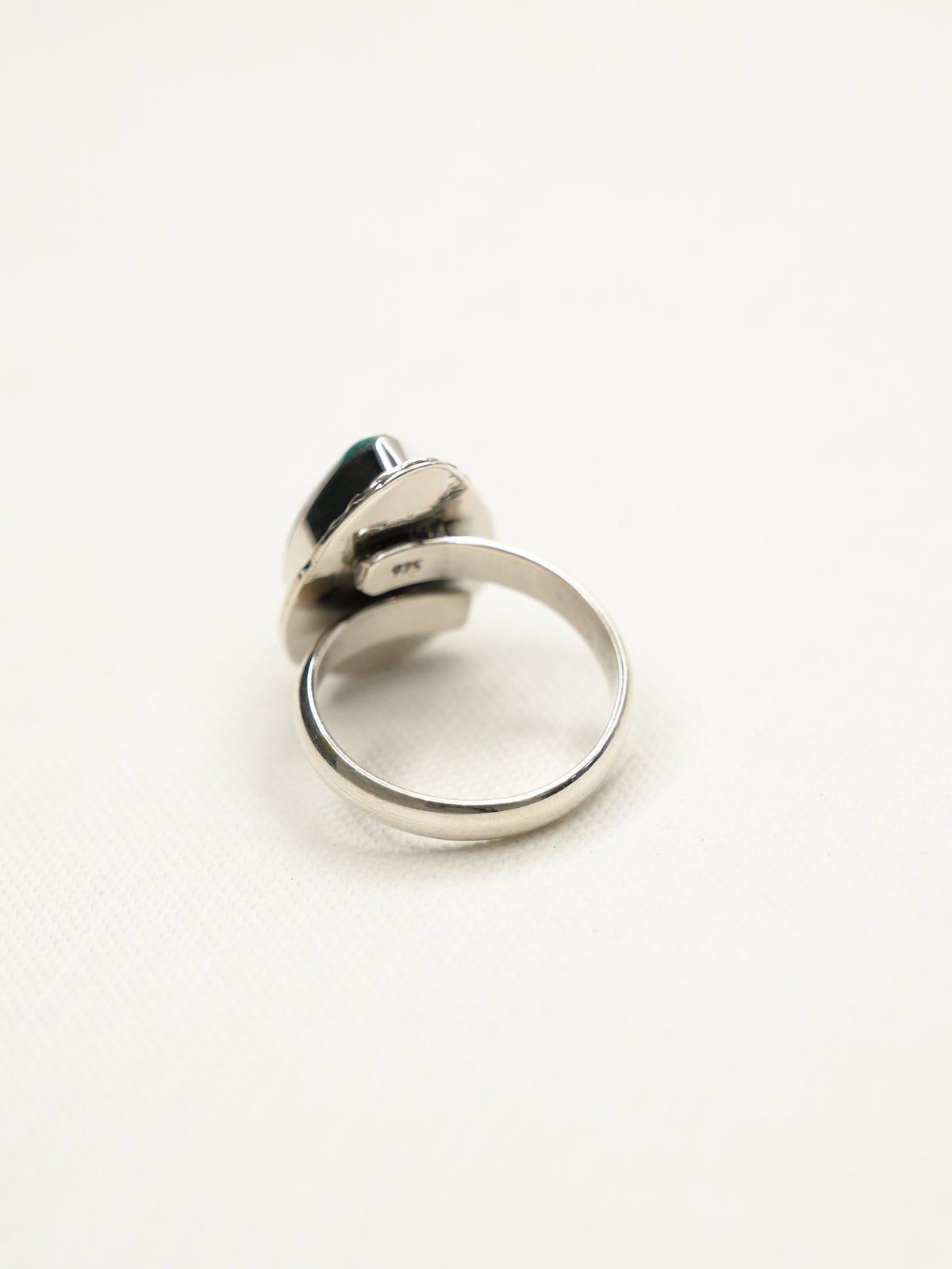 BOHO SOL Turquoise Teardrop Adjustable Ring - Freckled Poppy