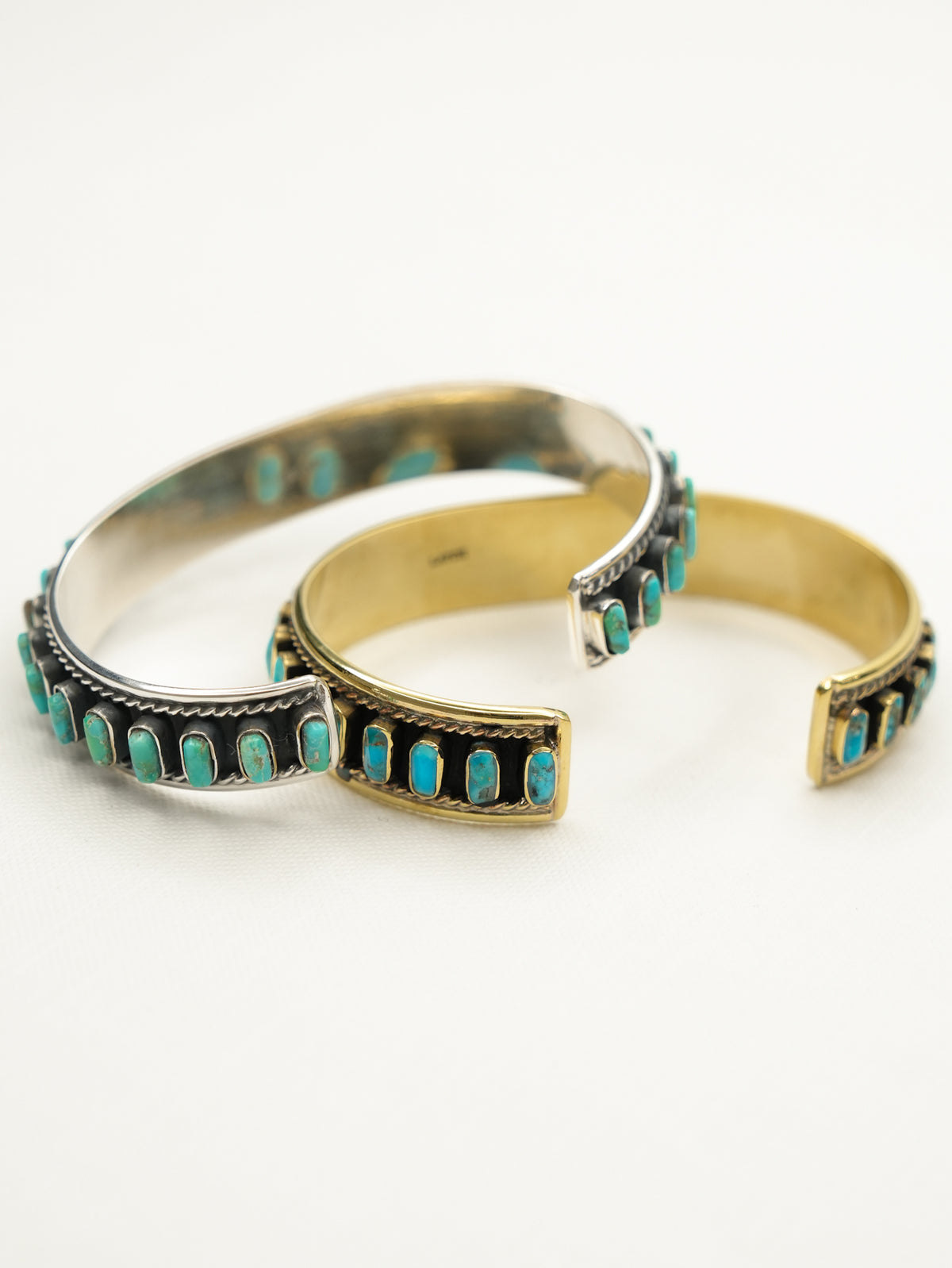 BOHO SOL Turquoise Multi Stone Cuff - Freckled Poppy