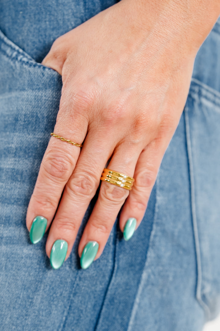 Chansutt Pearls Zoe Ring - Freckled Poppy