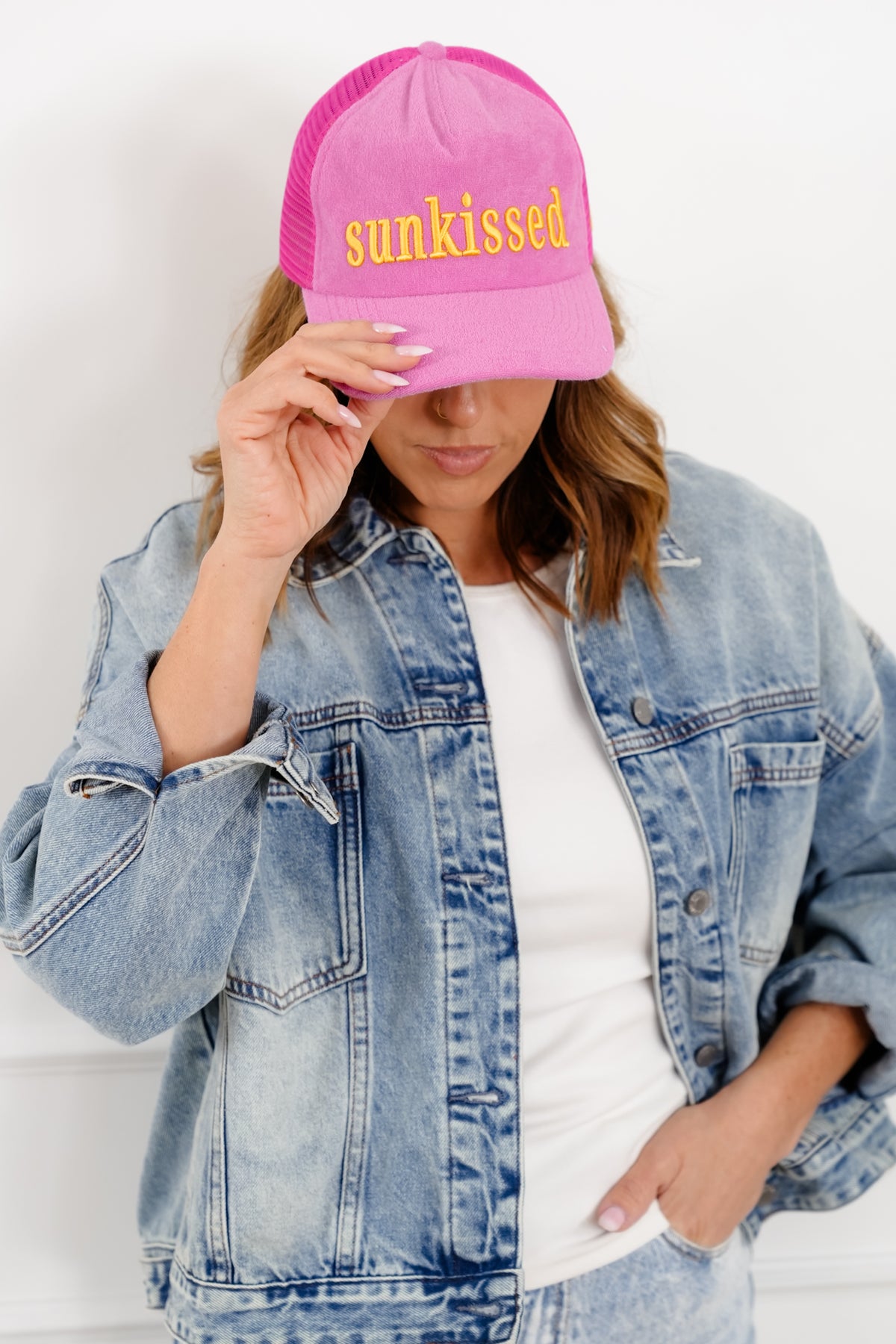 Sunkissed Trucker Hat - Freckled Poppy