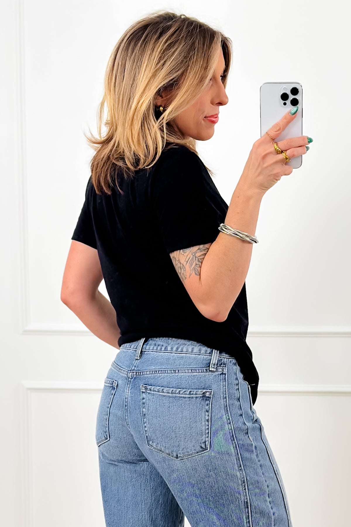 Plus/Reg Short Sleeve V Neck MK IV Supra Graphic Tee - Freckled Poppy