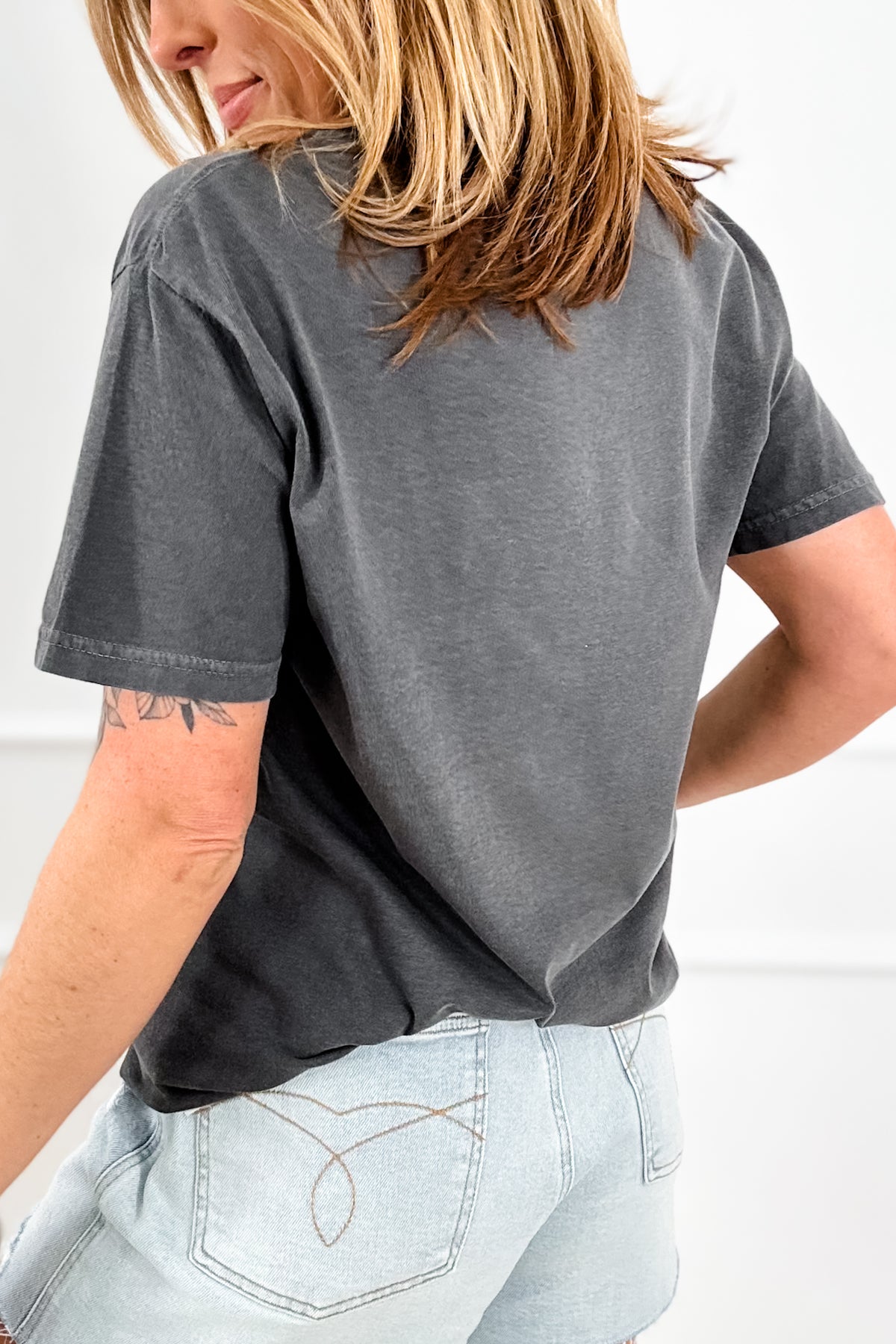 Plus/Reg Short Sleeve "Ringo" Graphic Tee - Freckled Poppy