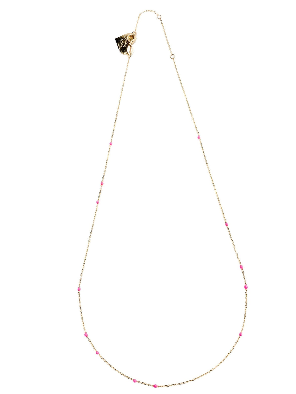 Love, Poppy Summer Vibes Pink Necklace - Freckled Poppy
