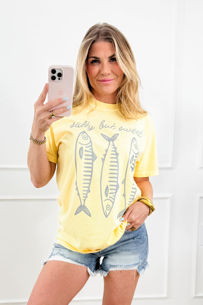 Plus/Reg Short Sleeve "Salty But Sweet" Graphic Tee - Freckled Poppy