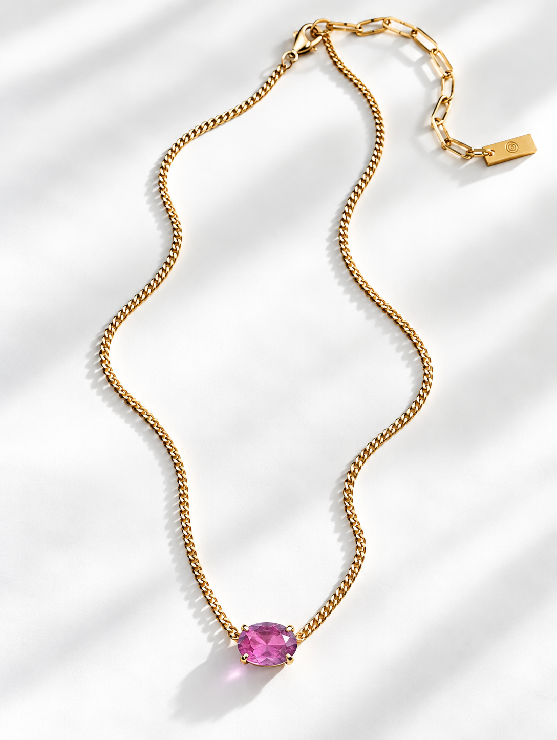 TOVA Iza Crystal Necklace - Freckled Poppy