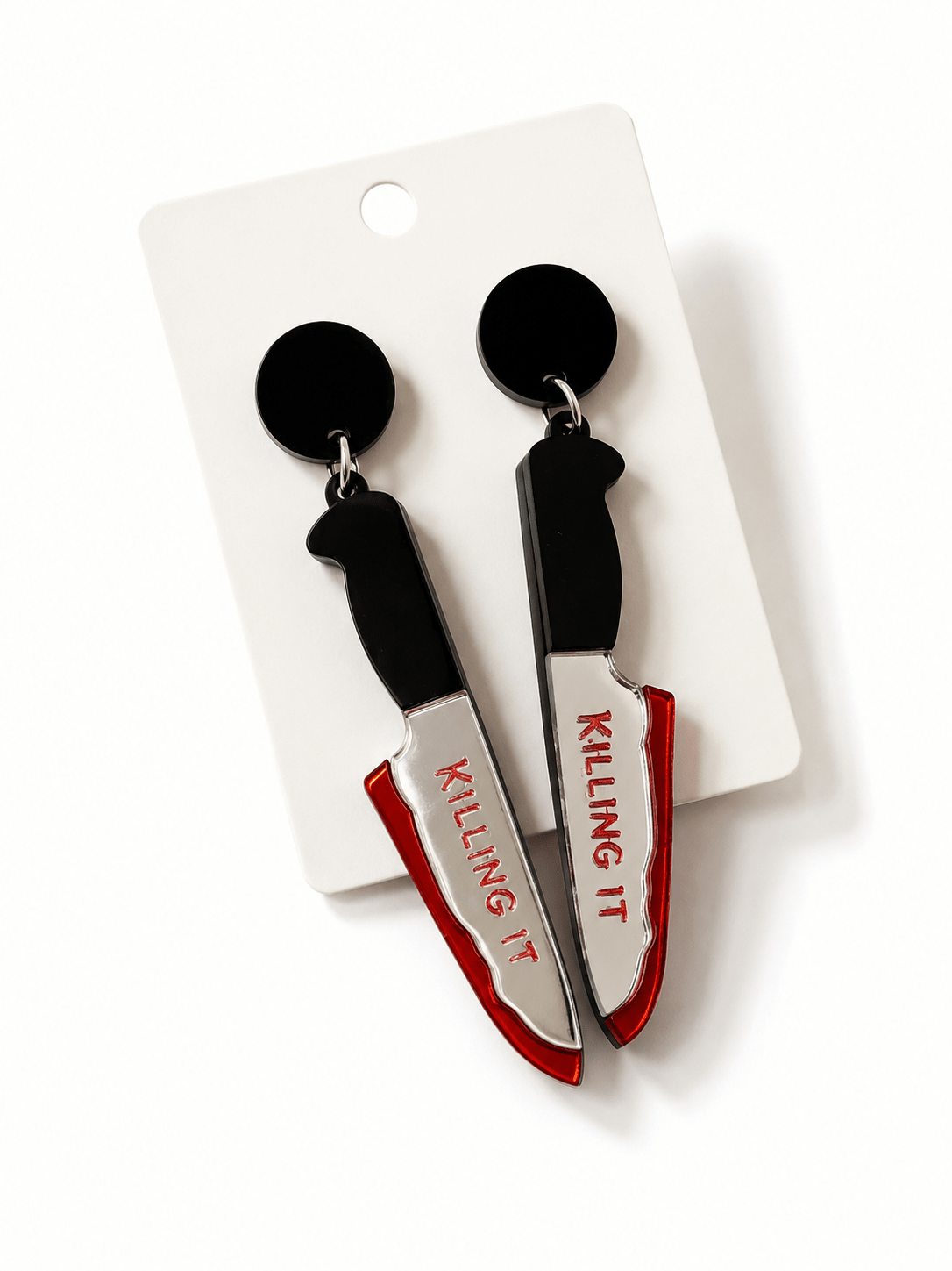 Halloween Acrylic Statement Dangle Earrings - Freckled Poppy