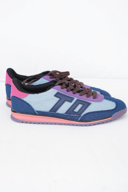 Vintage Retro Running Sneaker - Freckled Poppy