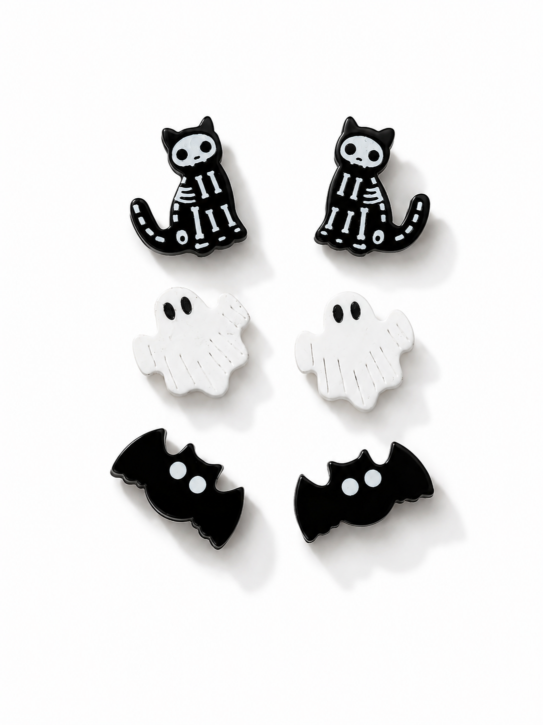 Cute Halloween Acrylic Earring Trio - Freckled Poppy