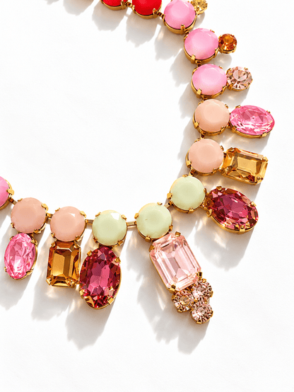 TOVA Rodeo Radella Crystal Necklace - Freckled Poppy