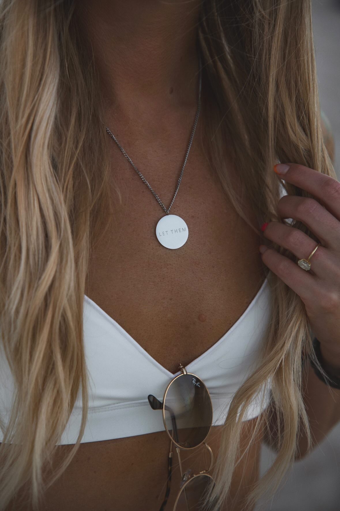 Restock! Raising Surfers The Let Them Necklace - Freckled Poppy