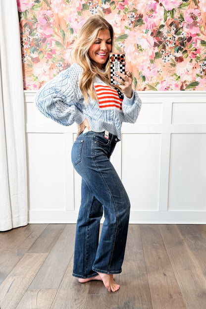 Restock! PETITE/REG Judy Blue My Obsession Dark Wash Mid Rise Tummy Control Classic Straight Leg Jeans