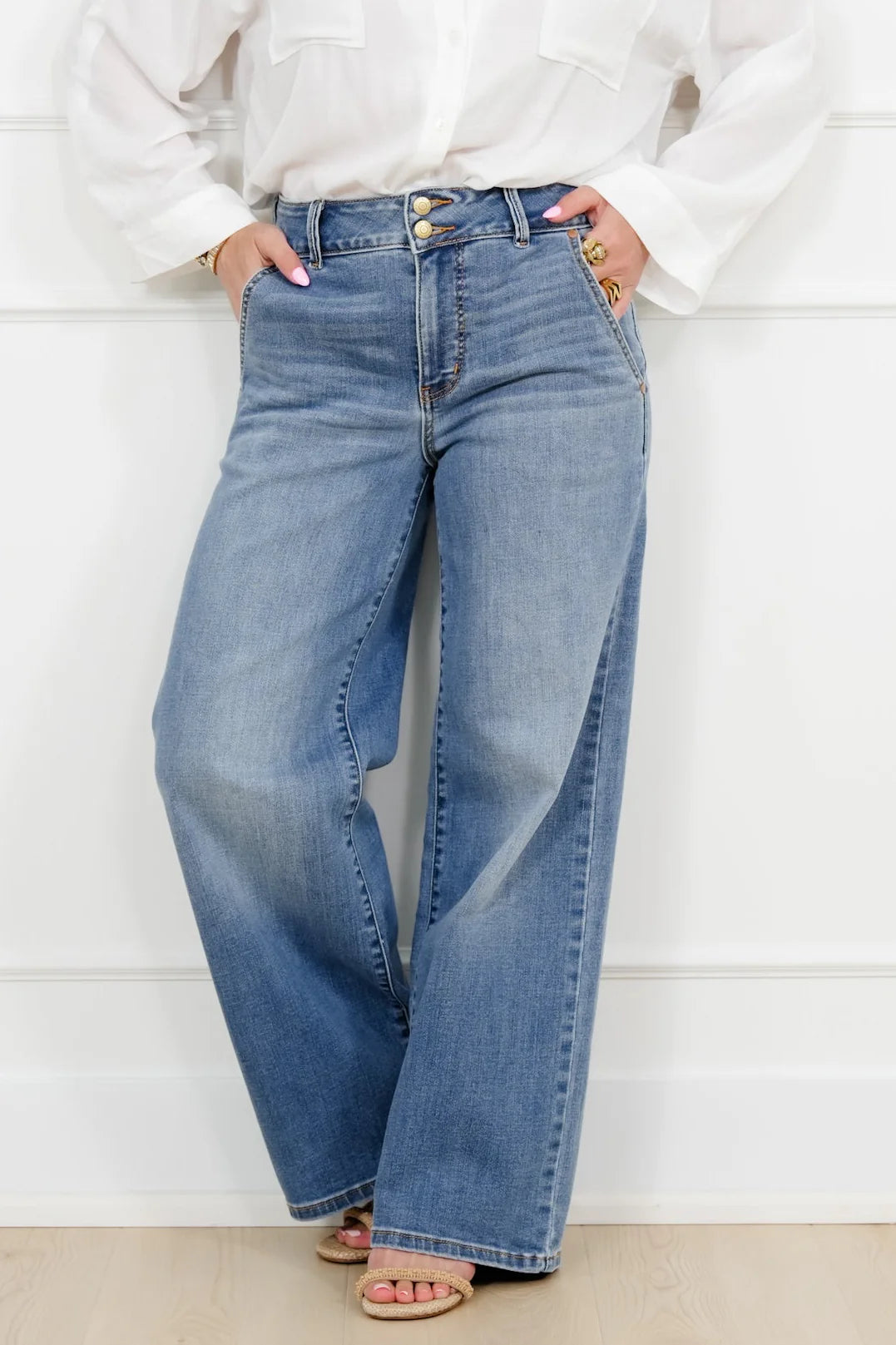 Straight & Wide Leg Denim
