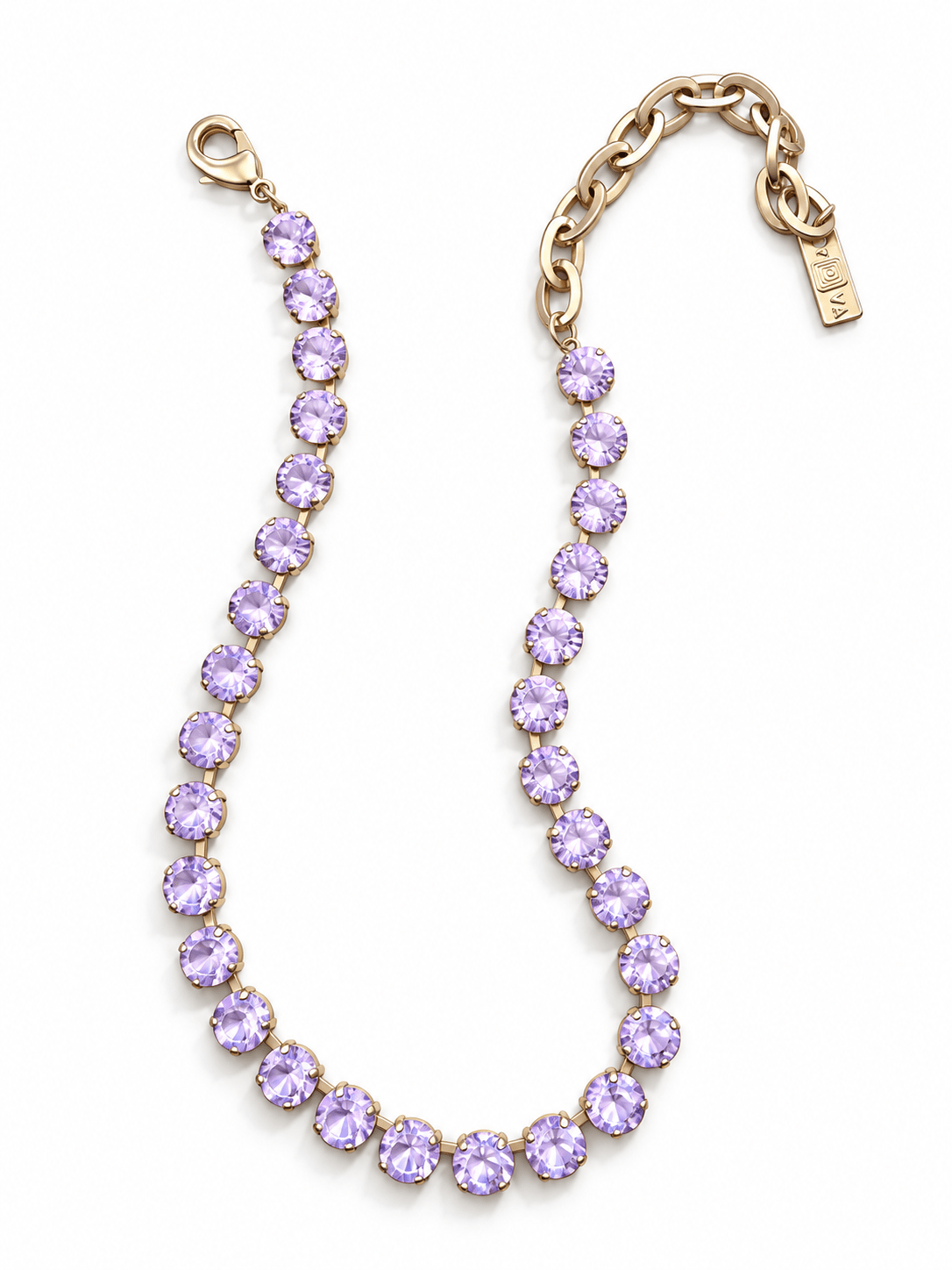 Restock! TOVA Oakland Necklace in Violet Matte - Freckled Poppy