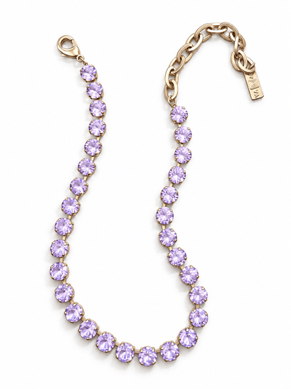 Restock! TOVA Oakland Necklace in Violet Matte - Freckled Poppy