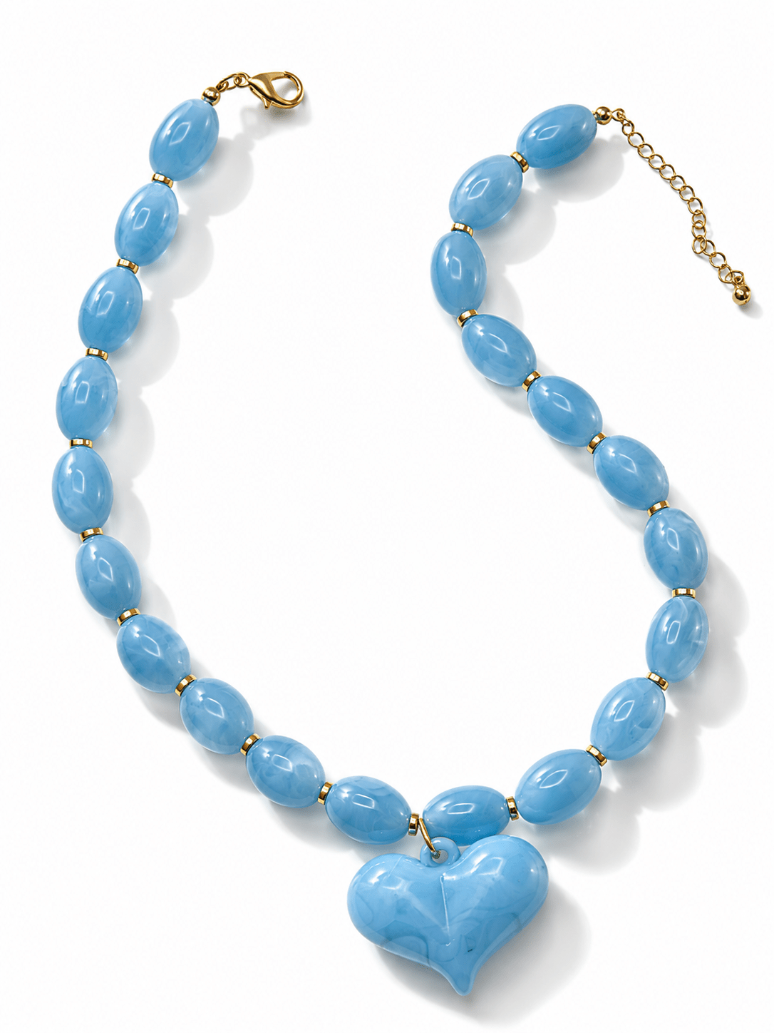 Gemelli Roxie Turquoise Heart Pendant Necklace - Freckled Poppy