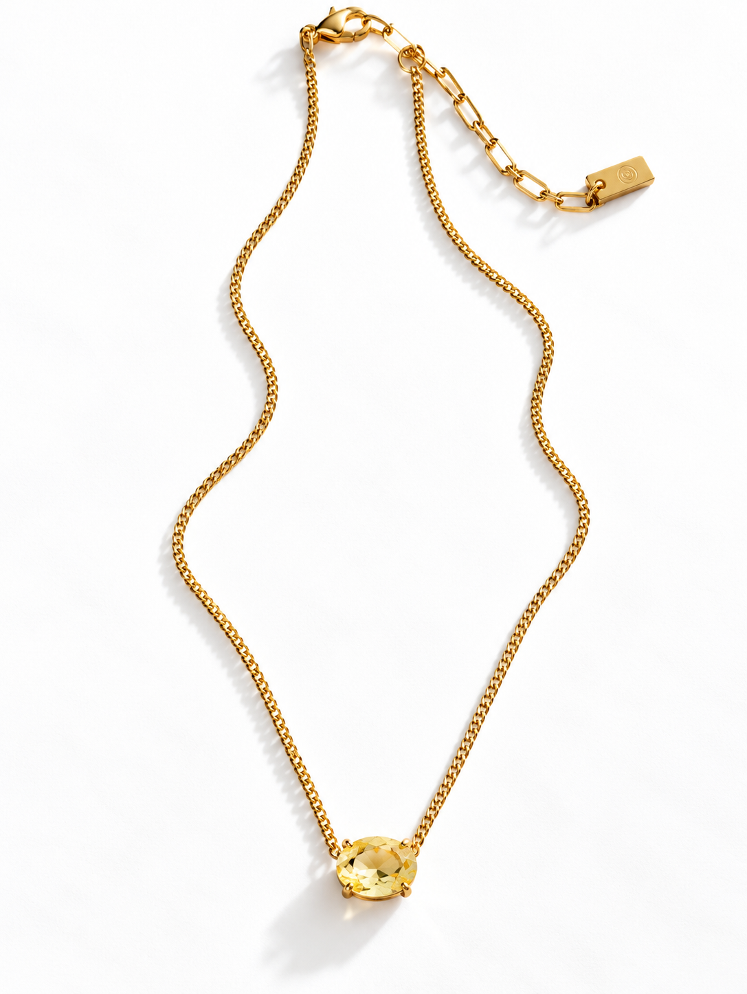 TOVA Iza Crystal Necklace - Freckled Poppy