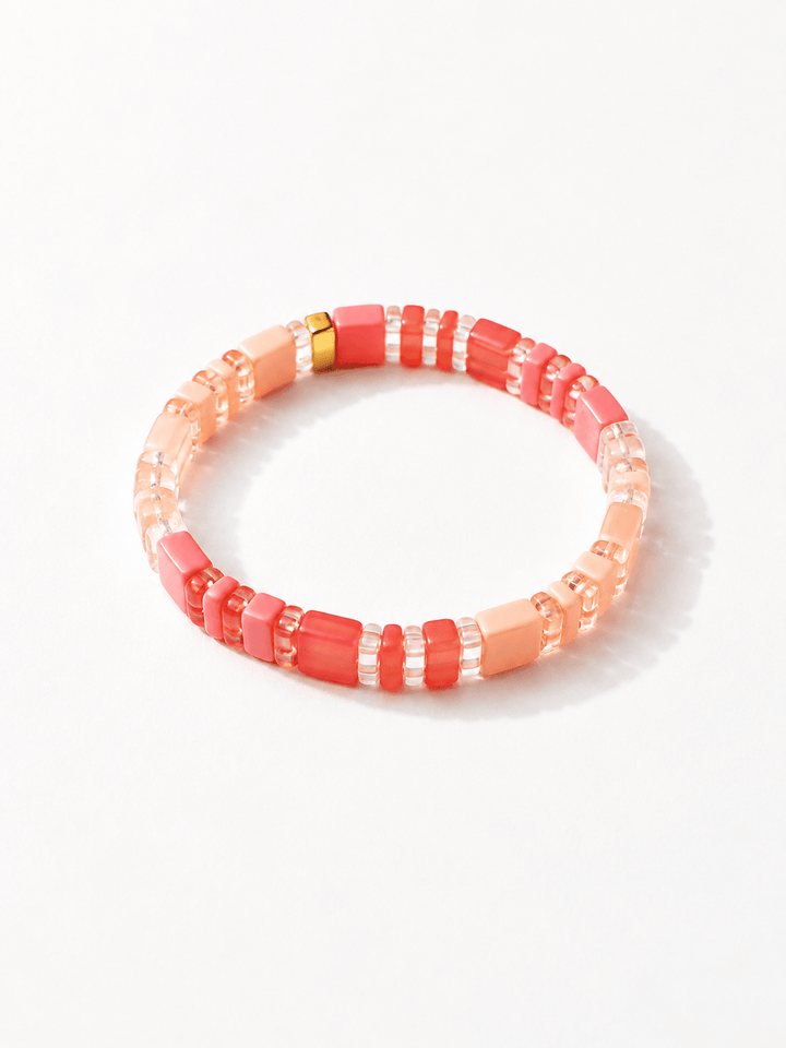 Colorful Beaded Candy Bracelet - Freckled Poppy