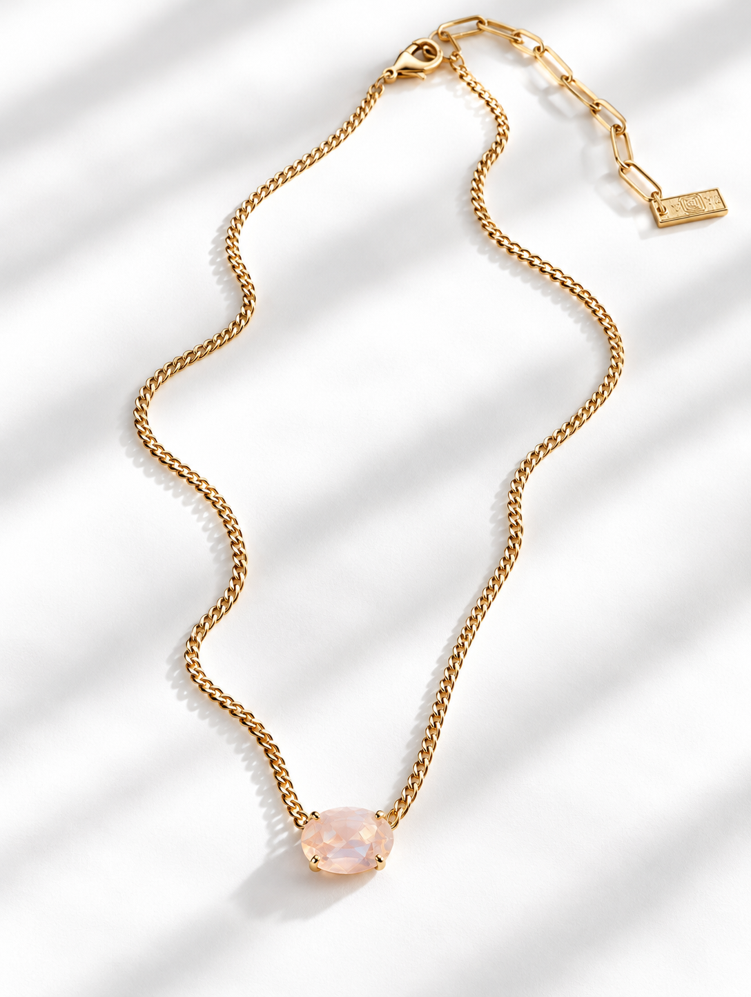 TOVA Iza Crystal Necklace - Freckled Poppy
