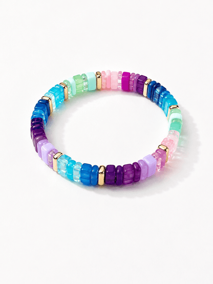 Colorful Beaded Candy Bracelet - Freckled Poppy