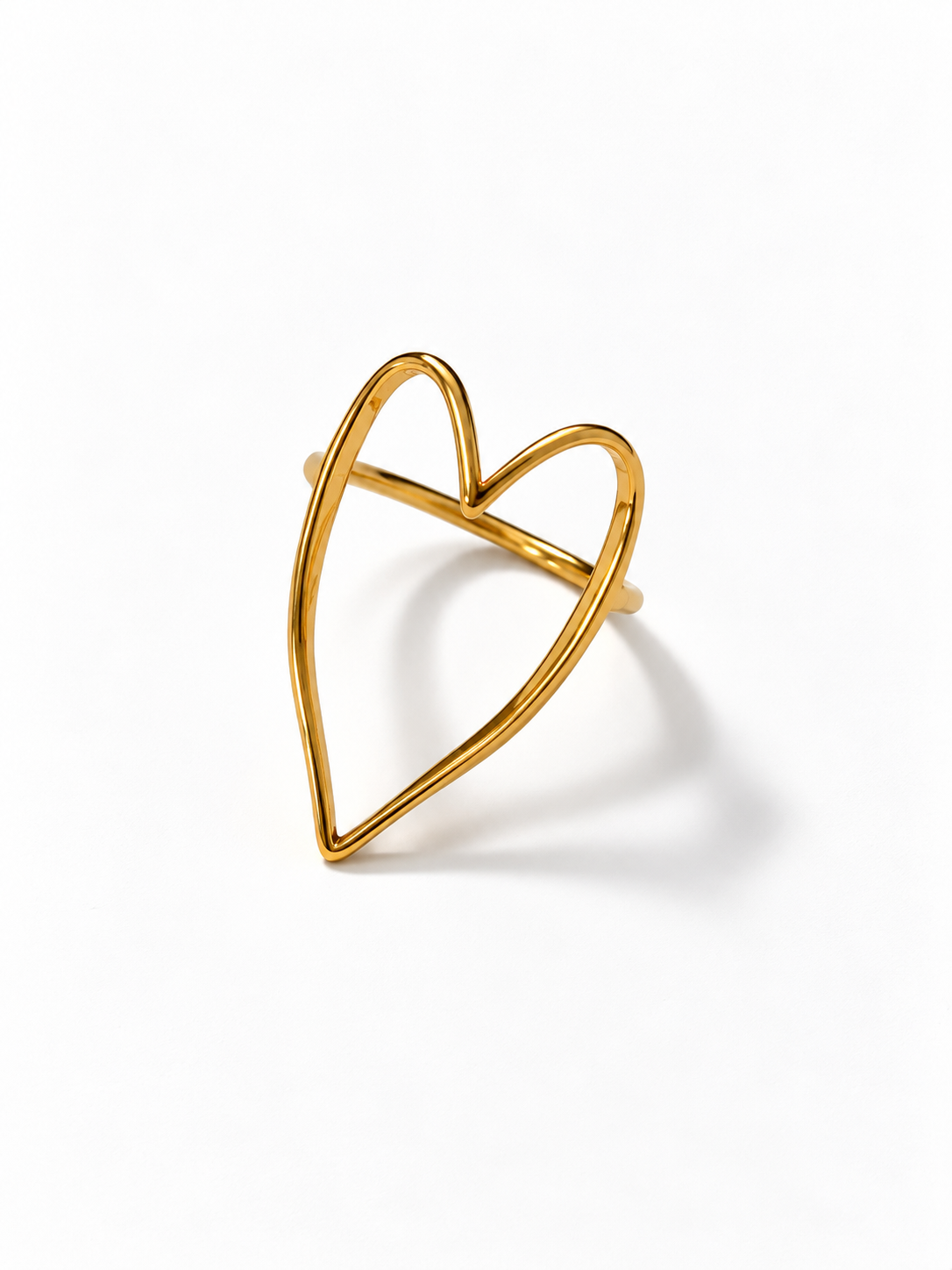 Hollow Heart Ring
