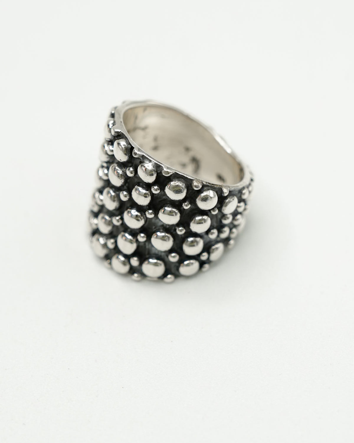 BOHO SOL Lainey Tapered Ball Ring - Freckled Poppy