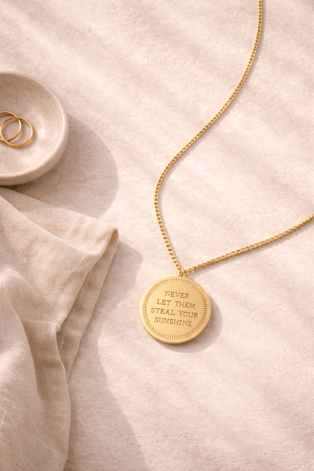 Restock! Raising Surfers The Never Let Them Steal Your Sunshine Necklace - Freckled Poppy