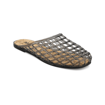 MIA Jelly Cage Slide Sandal with Cork Footbed - Freckled Poppy