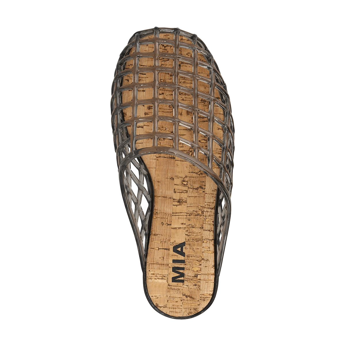 MIA Jelly Cage Slide Sandal with Cork Footbed - Freckled Poppy