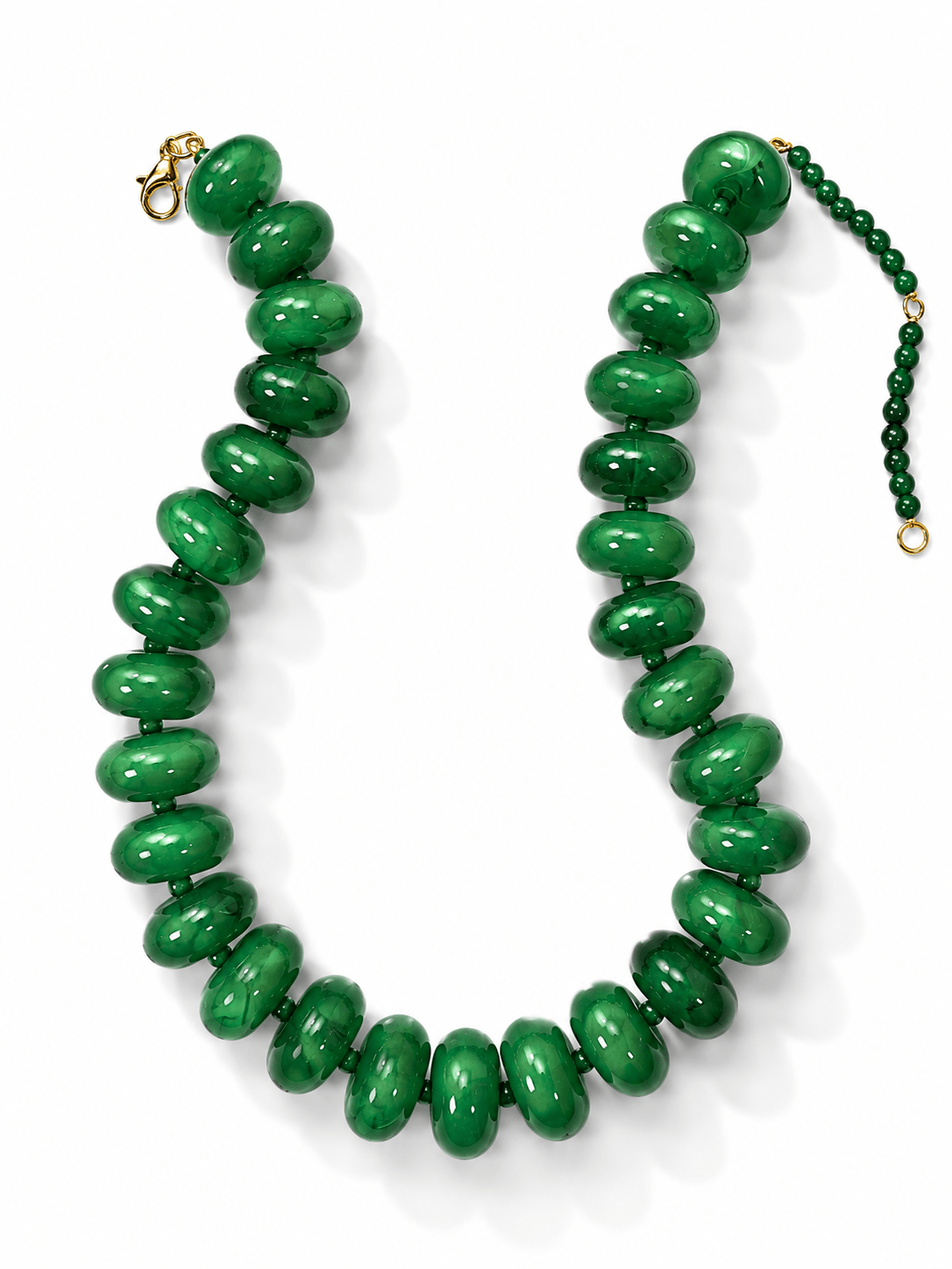 Chunky Beaded Necklace - Freckled Poppy