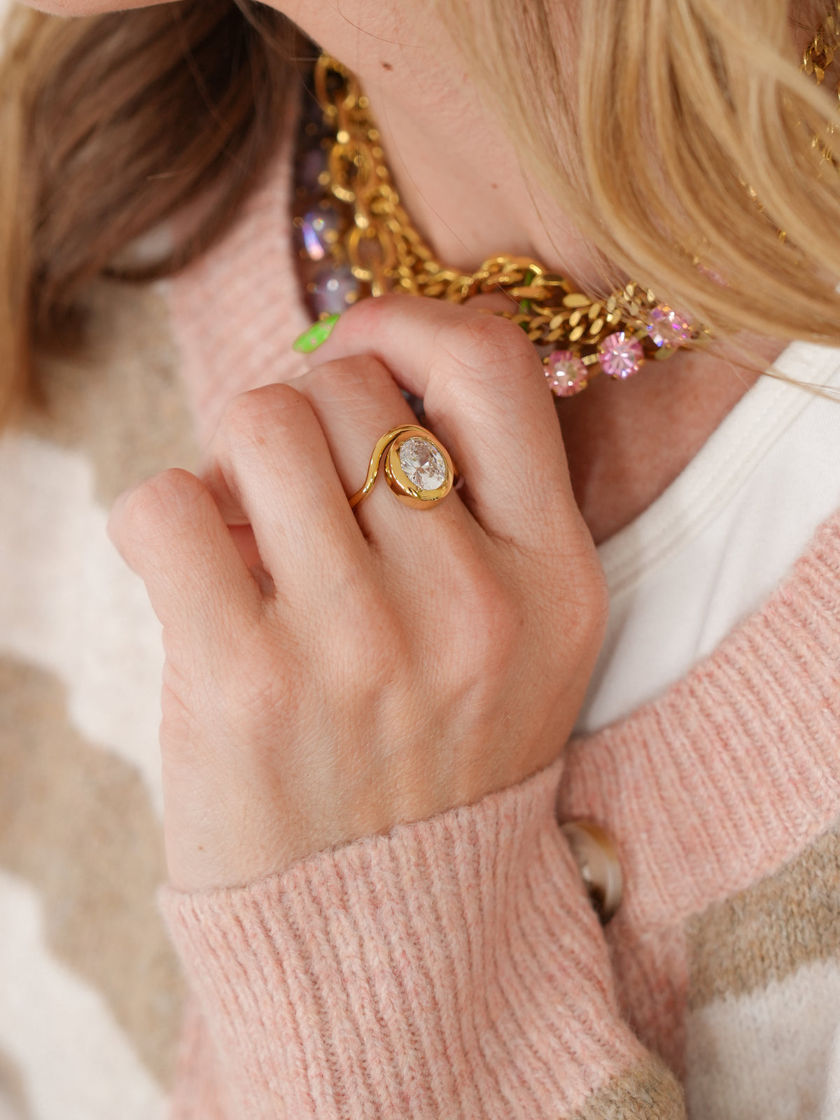 Restock! Raising Surfers The TF Colette Ring - Freckled Poppy