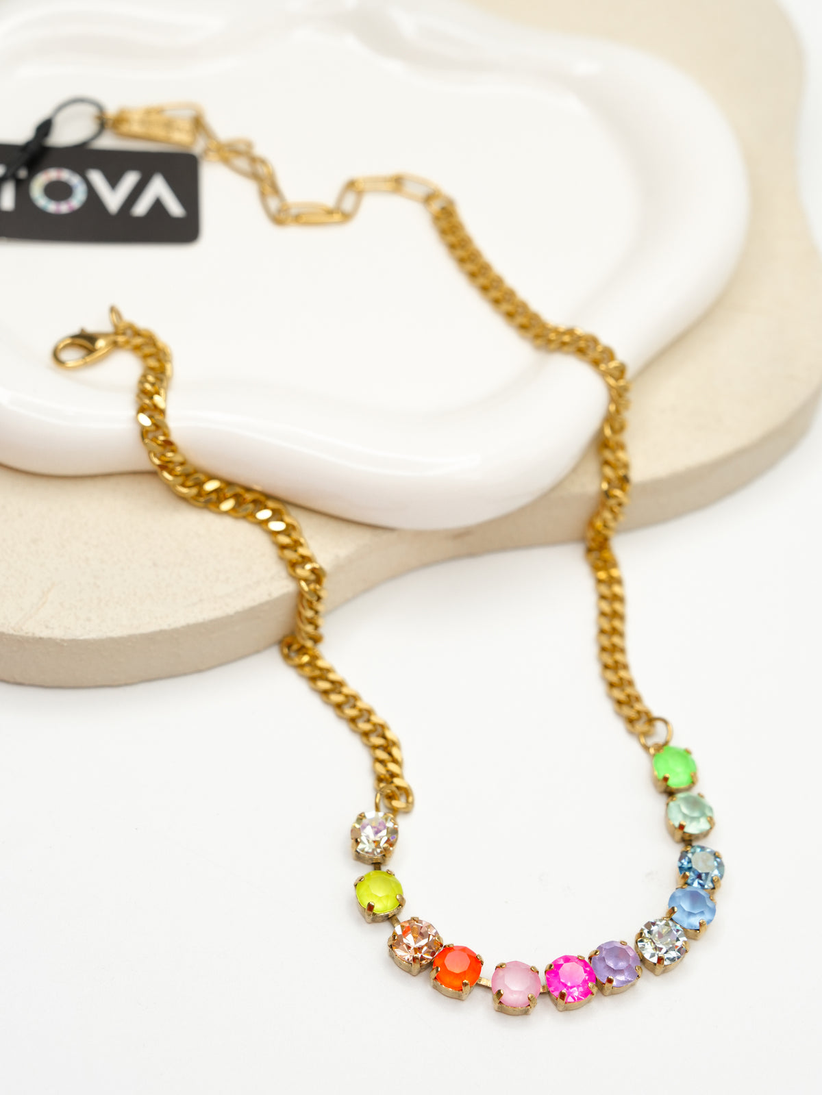 TOVA Mini Oakland Necklace - Freckled Poppy