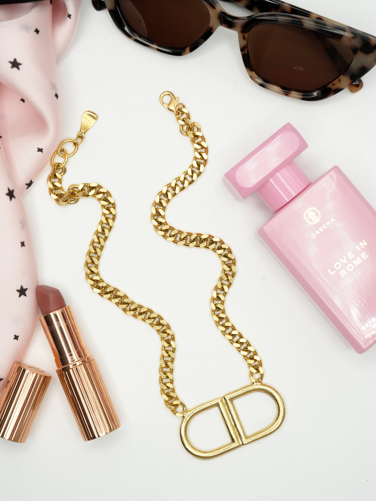 Restock! Yochi Link Necklace - Freckled Poppy