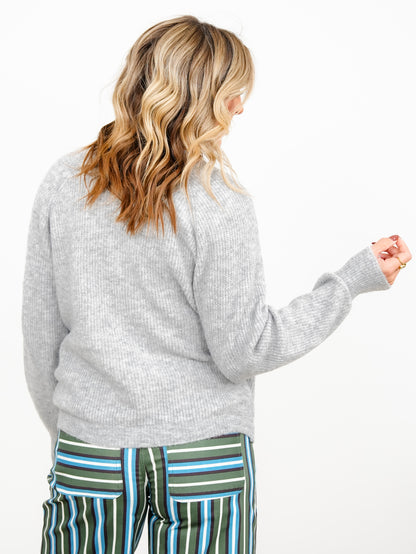 Long Raglan Sleeve Button Down Cardigan - Freckled Poppy