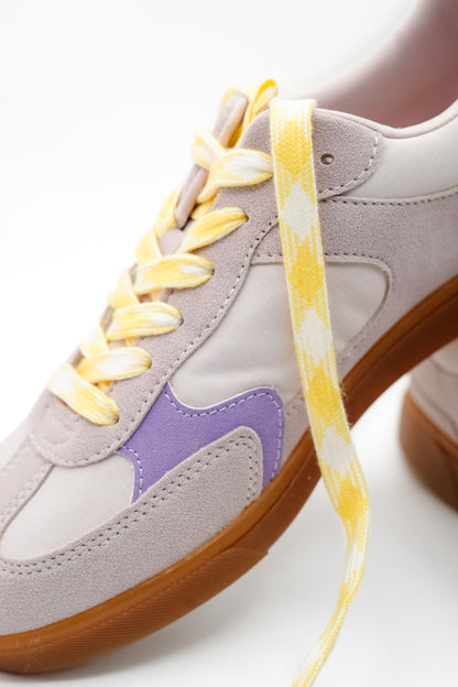 Blowfish Retro Inspired Suede Low Top Casual Sneakers - Freckled Poppy