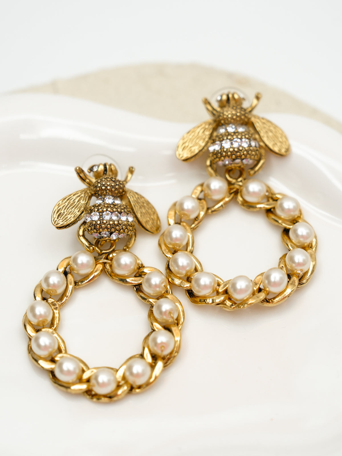 Yochi Gigi Earrings - Freckled Poppy