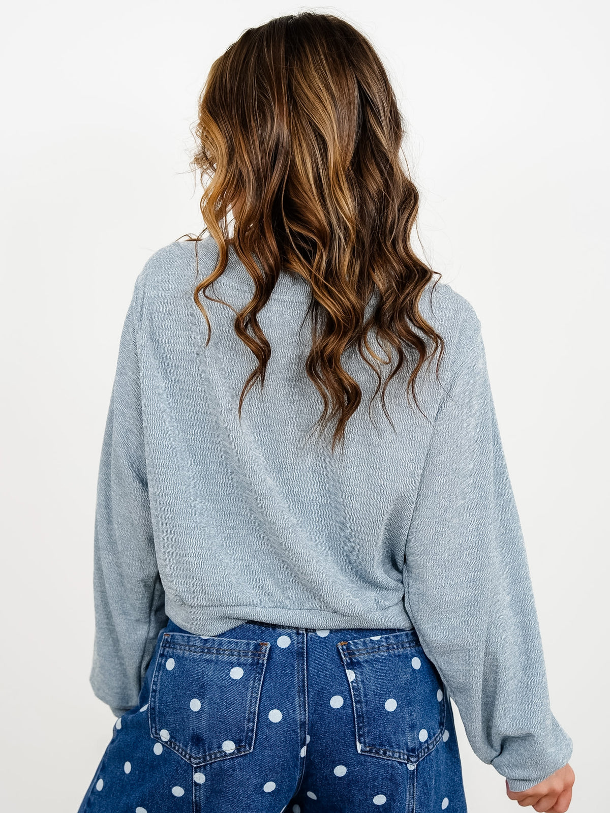 Door Buster! Knit Long Sleeve Off Shoulder Top
