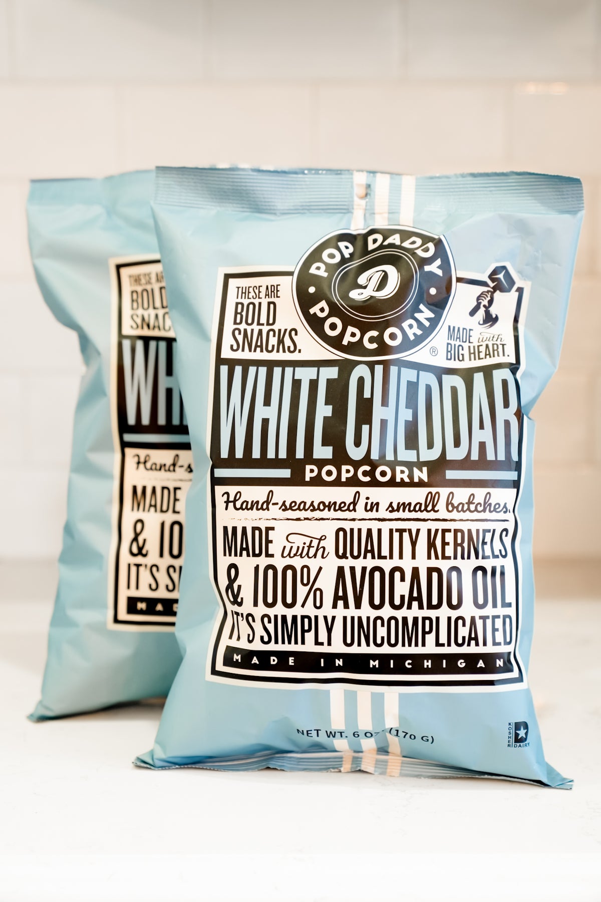 Pop Daddy – Real White Cheddar Flavored Popcorn 6.0oz *Final Sale* - Freckled Poppy
