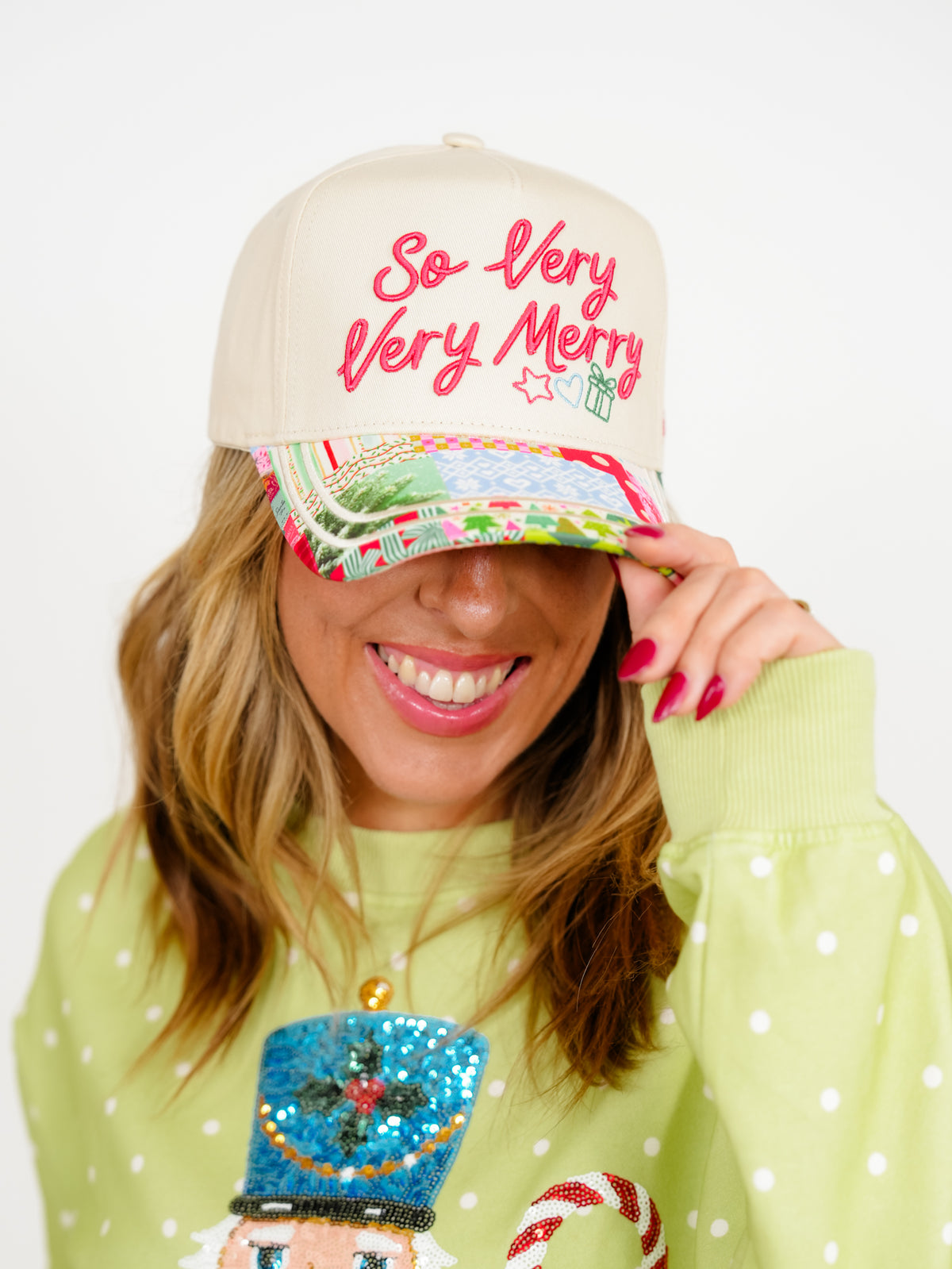 Poppy & Pine So Very Very Merry Hat