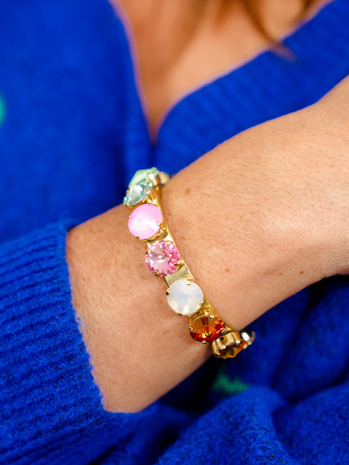 TOVA Keira Crystal Cuff in Fairy Dust - Freckled Poppy