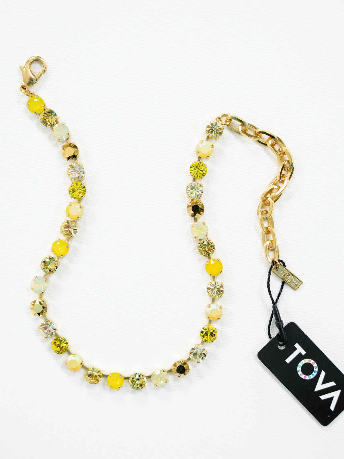 TOVA Oakland Crystal Necklace in Citribelle - Freckled Poppy