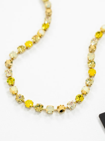 TOVA Oakland Crystal Necklace in Citribelle - Freckled Poppy