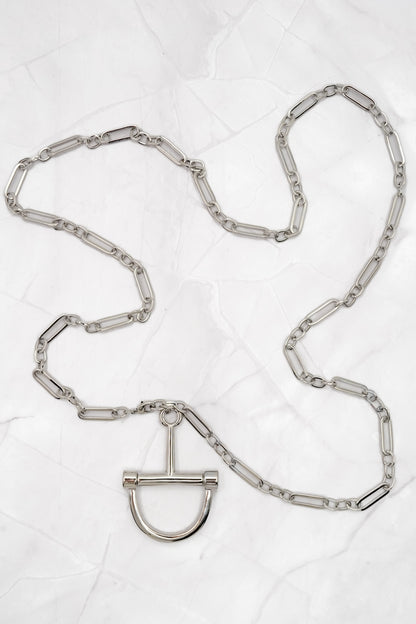 Stirrup Chain Necklace - Freckled Poppy