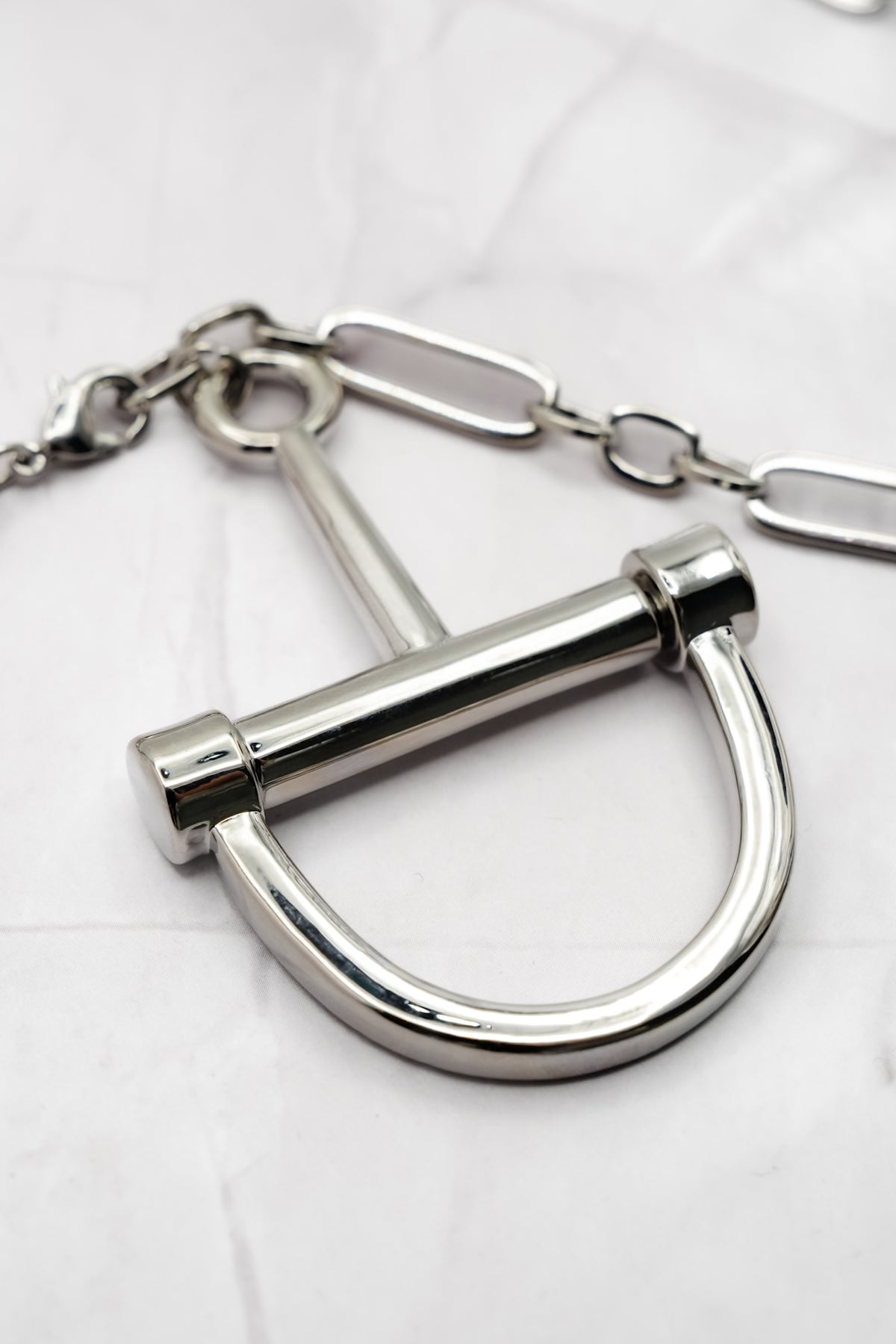 Stirrup Chain Necklace - Freckled Poppy